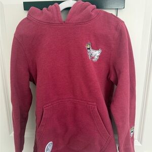 Kids GOAT Maroon Hoodie